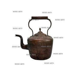 Théière Ronde de Taille Personnalisée de Qualité Supérieure en Cuivre avec Poignée par Home Arts - Product Image 3