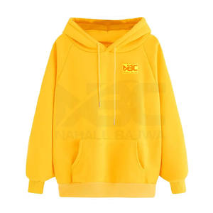 Venta al por mayor de alta calidad de lana de talla grande con capucha logotipo personalizado Puff impresión en blanco ropa de invierno para gimnasio Fitness patrón sólido - Product Image 3