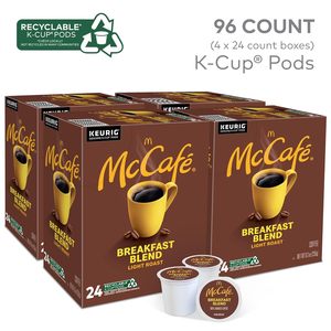 Café McCafe Breakfast Blend, dosettes Keurig K-Cup individuelles, torréfaction légère, 96 unités - Product Image 6