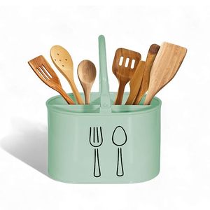 Porte-couverts élégant en métal durable avec une apparence contemporaine parfait pour les hôtels, les restaurants et les cuisines résidentielles modernes - Product Image 4