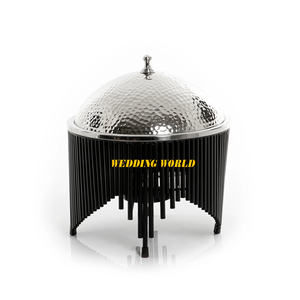 Réchauffeur d'aliments en métal Casserole de cuisine ronde finie en métal Hot Selling Designer Metal Hotpot - Product Image 6