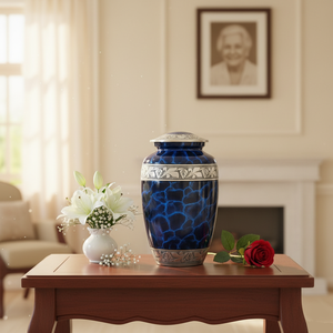 Urnes funéraires en métal personnalisées en gros pour les cendres humaines - Fournisseur d'urnes commémoratives en gros - Product Image 1