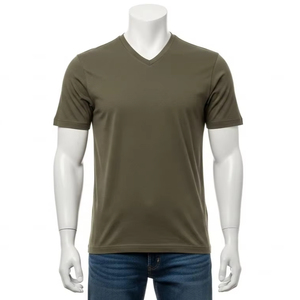 Short Sleeve O Neck Anti Pilling <b>Mens</b> T <b>Shirt</b> Soft Cotton Fabric Durable Casual Wear Daily Use Fashion Apparel Wholesale Supply - Product Image 5