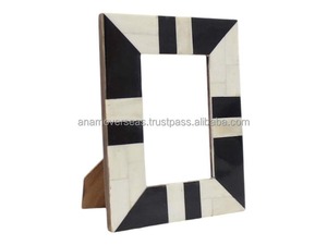 Cadre photo en os incrusté de style marocain, objet de décoration fait à la main - Product Image 2