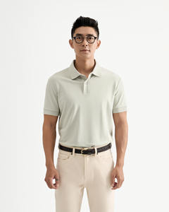 Polo à manches courtes pour hommes avec style ajusté Sorona Style classique de tous les jours, look urbain décontracté par Routine Vietnam - Product Image 1