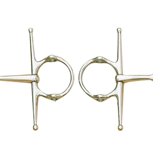 Broca de mordaza de huevo de mejilla completa | Broca de snaffle de entrenamiento de caballos de acero inoxidable para control, equitación ecuestre y tachuela de caballo duradera - Product Image 2