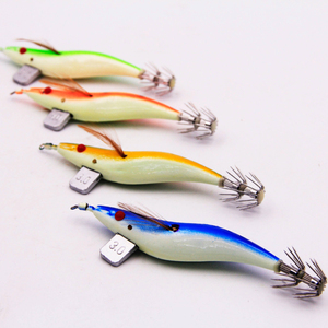 BOCEAN LASER Luminous Squid Jig Señuelo de pesca Squid Hook Egi Brilla en la oscuridad - Product Image 4