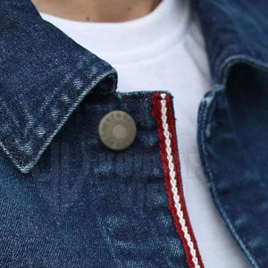 Veste jean respirante pour hommes à usage extérieur, veste d'hiver en jean pour hommes avec logo personnalisé, vente en gros - Product Image 6