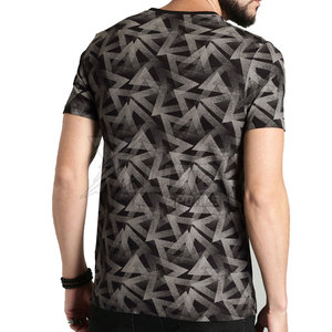 Camiseta de Hombre de Textura Suave, Sublimada, Manga Corta, Corte Regular, Poliéster/Algodón, Transpirable, Ecológica, para Actividades al Aire Libre - Product Image 3