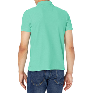 Offre Spéciale vert clair pour les polos pour hommes et femmes confortable personnalisé avec impression numérique quantité minimale de commande bas - Product Image 3