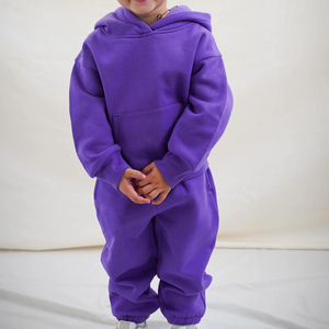 Chándal para Niños Precio de Mayoreo Chándales Deportivos Baratos para Niños Personalizados de Dos Tonos Ajustados 100% Algodón - Product Image 4