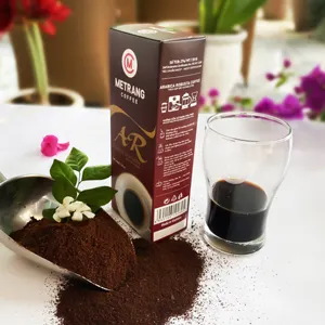 Vietnamese Coffee Essence Box Packaging Neutral Taste MEDIUM ROAST Caffeinated Arabica Robusta Ground Coffee