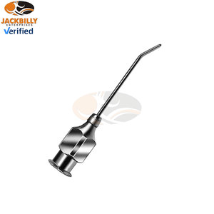 Cánula Irrigadora Manual de Acero Inoxidable Oftálmica, Certificada por MOL, Modelo Bishop Harmon, Instrumento Quirúrgico con Certificación CE - Product Image 3