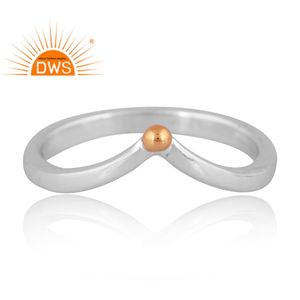 Anillo de banda de plata 925 de diseño caliente para mujer joyería de diseño personalizado para mujer regalo para ella - Product Image 3
