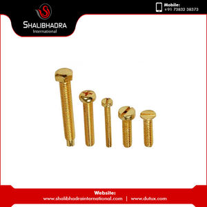 Nouvelle Arrivée Vis En Laiton Chromé Disponible M8 M2 M10 M12 M7 Tailles Prix De Gros 10mm Longueur En Plastique Titane Tête De Reliure - Product Image 5