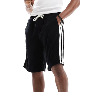 Venta al por mayor 100% algodón pantalones cortos de talla grande para hombre logotipo bordado personalizado peso pesado 480GSM streetwear Jogger de gran tamaño para hombre - Product Image 6