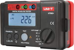 UT582 UNI-T + RCD elcb เครื่องทดสอบแรงดันไฟฟ้า600V 65Hz ความถี่เครื่องทดสอบความปลอดภัยของวงจร - Product Image 4
