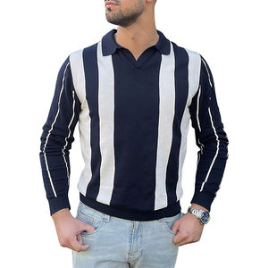 Camisa de Manga Larga para Hombre, Corte Ajustado, Diseño de Parches, Tejido de Punto, Secado Rápido, Transpirable, Colores y Tallas Personalizables, Calidad Premium - Product Image 1