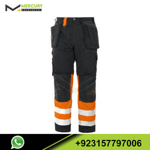 New Waterproof Lightweight <b>Trousers</b> Safety Hi <b>Vis</b>,winter,workwear Workwear Construction <b>High</b> Quality 100% Polyester <b>Trouser</b> - Product Image 6