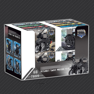 Xe Máy Tấn Công Thiết Bị Xây Dựng Khối Đồ Chơi Cho Bé Trai Quân Đội Quân Sự Swat Quà Tặng Gói Các Vũ Khí Các Bộ Phận Phụ Kiện Chiến Đấu Gạch - Product Image 5