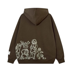 เสื้อฮู้ดดี้และเสื้อสเวตเชิ้ตผู้หญิง สำหรับฤดูใบไม้ร่วง ผ้าฝ้ายเนื้อหนา อุ่นสบาย ระบายอากาศได้ดี สไตล์สตรีทแวร์ สำหรับสาวๆ - Product Image 3