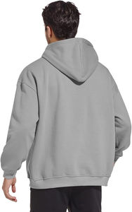 Sudaderas con Capucha de Forro Polar para Hombre, Suéter de Algodón, Estilo Corto, Sudadera con Capucha, Color Sólido, Manga Larga, Holgada, Estilo Urbano - Product Image 4