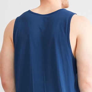 Camisetas sin mangas de algodón para hombre de calidad de marca, moda informal sin mangas, chaleco de entrenamiento muscular con tirantes, culturismo informal - Product Image 6