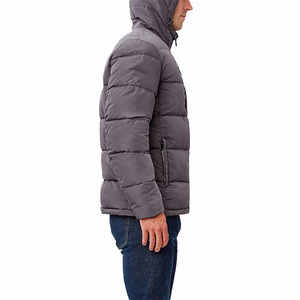 Men's Stylish Breathable <b>Puffer</b> <b>Jacket</b> for Winter Season Customizable Design Hood Stand Collar Plus Size Cotton DDP Shipping - Product Image 4