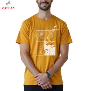 Camisetas de Verano para Hombre, Nueva Colección, Ligeras, Ecológicas, de Poliéster/Algodón, de Secado Rápido, Cuello Redondo y Manga Corta - Product Image 1