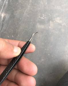 Pince à épiler en acier inoxydable de marque privée Logo personnalisé Fournitures d'extension de cils Applicateur de pointe de volume Utilisation de cils en gros - Product Image 5