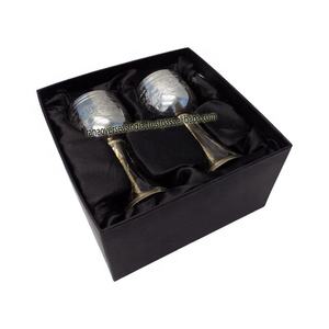 Copa de vino de estilo europeo, copa de champán de aluminio y Metal, copa de vino hecha a mano para Bar de fiesta de boda - Product Image 2