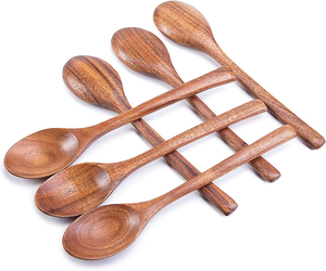 Cuillère en bois de la meilleure qualité, cuillère et fourchette faites à la main avec la meilleure qualité d'Inde par saniya handicraft - Product Image 1