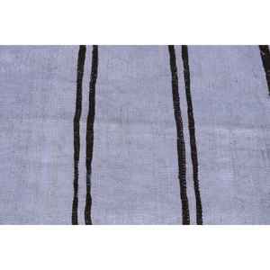 Alfombra de 4.1x11.5 pies, Alfombra turca tipo runner, Alfombra gris con motivos de plantas y árboles - Product Image 5