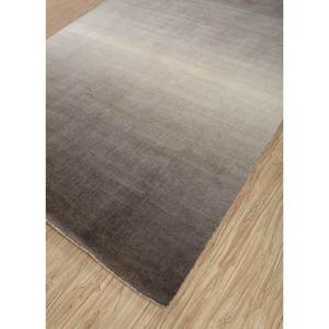Handmade Large Area Wool Rugs <b>Jean</b> Beige & Brown 9x12 Rectangle Striped & Solid Color for Home & Car Model Hwl-69 - Product Image 2