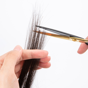 Tijeras de peluquero de acero inoxidable de 7 pulgadas con punta afilada y mango de goma para cortar cabello, tijeras de adelgazamiento en salones de peluquería - Product Image 6