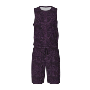 Poliéster Ropa deportiva Sin mangas Uniforme de baloncesto Buena venta Ropa deportiva Entrenamiento Bsci Pantalones cortos de baloncesto de verano - Product Image 5