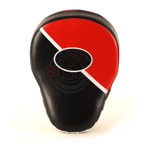 Customized Logo Mitts PU Leather Kicking Palm Pads Training Boxing Punching Adjustable <b>Strap</b> Focus Pad - Product Image 3