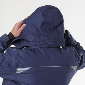 Gilet de sécurité personnalisé avec logo SPORTSWORLD, veste de travail réfléchissante imperméable à LED de classe 2 ANSI pour hommes, vêtements de travail d'hiver 2025 Pakistan - Product Image 3