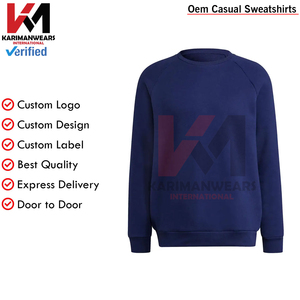 Sweat-shirts décontractés personnalisés avec logo OEM pour hommes Streetwear sérigraphie Patchwork pull-over sweat-shirt tendance à la mode - Product Image 5