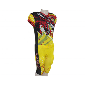 Conjunto de Pantalones y Camiseta de Fútbol Americano con Estampado por Sublimación Personalizado, Uniforme Corto Premium para un Rendimiento Óptimo, Nombre del Equipo Personalizado - Product Image 5