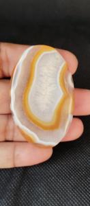 Botswana Natural amarillo ágata cabujón forma suelta 5-8mm piedras preciosas curativas joyería para colgante/collar hecho por UDGEMS - Product Image 5