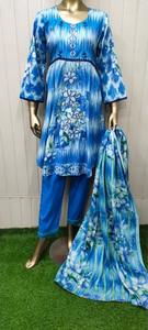 Shalwar kameez-pakistani-shalwar kameez วัสดุผ้าฝ้ายสำเร็จรูปผู้หญิงคุณภาพสูง - Product Image 2