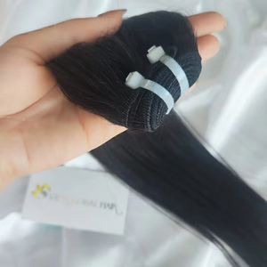 Cutícula alinear Super doble dibujado Natural recto vietnamita crudo Natural extensiones de cabello humano doble dibujado mejor precio al por mayor - Product Image 1