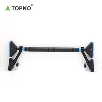 TOPKO Tuyau Porte Réglable Tirez la Barre d'Entraînement Porte d'Exercice à Domicile Barre Horizontale