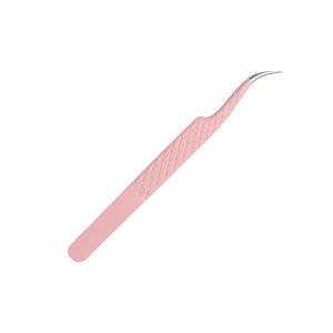 Pinzette à cils de volume russe de marque privée/pince à épiler professionnelle à pointe en fibre de cils/ - Product Image 4