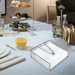 ที่ใส่ผ้าเช็ดปากทรงกลมดีไซน์สวยสง่าแท่นวางสำหรับตกแต่งห้องครัวห้องนั่งเล่นและภัตตาคาร - Product Image 3