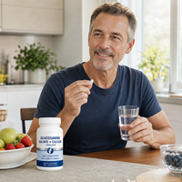 Comprimés de Glucosamine Chondroïtine Sulfate avec Calcium OEM |   Soutien des articulations et santé osseuse |   Marque privée