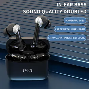 2024 True Wireless Stereo Bt5.0 Earphones Earbuds Anc+ Enc Double Noise Reduction Hifi Tws Wireless Earphone J8 Pro