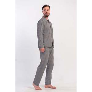 Conjunto de Pijama para Hombre CEPLI ERKEK P.SUPREM, Camisa con Cuello y Botones, Manga Larga - NEGRO - NEGRO - Product Image 2