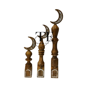 ชุดตกแต่งรอมฎอนทำจากไม้พระจันทร์เสี้ยวของตกแต่งบ้านอิสลามทำด้วยมือเครื่องประดับสำหรับเป็นของขวัญ - Product Image 1